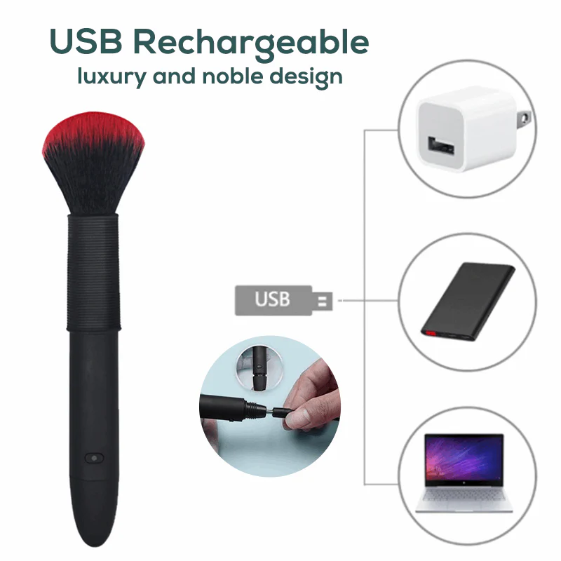 【Free Gift】Brush 1.0 - Make Up Brush Massager Female Sex Toys - Image 3