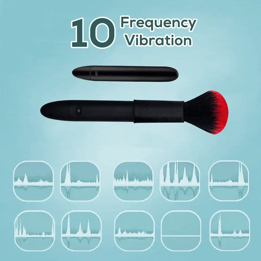 【Free Gift】Brush 1.0 - Make Up Brush Massager Female Sex Toys - Image 4
