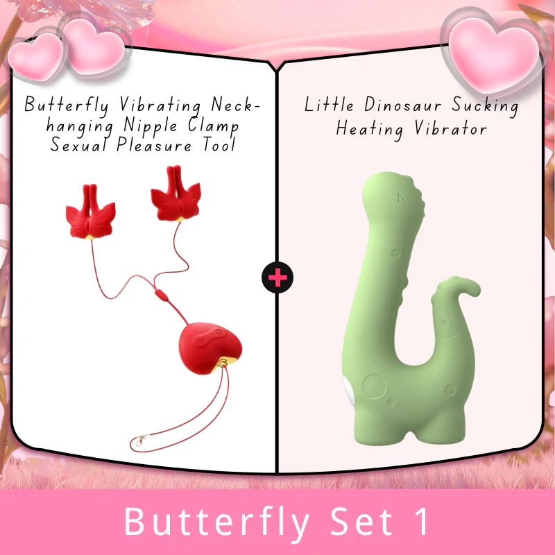 Butterfly Vibrating Neck-hanging Nipple Clamp Sexual Pleasure Tool - Image 4