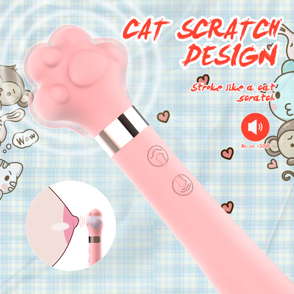 Cute Cat Paw 7 Flapping Clitoral G Spot Vibrator - Image 2