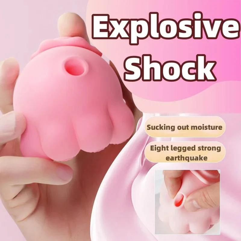 Cute Octopus Sucking Vibrator Heating Clit Vibrating Sucker - Image 4