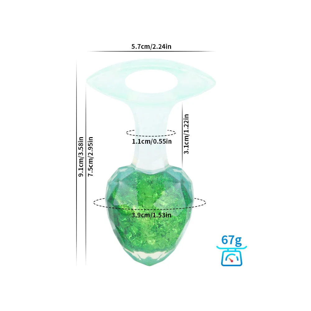 Diamond Crystal Rainbow Wearable Butt Plug Anal Sex Toy - Image 21