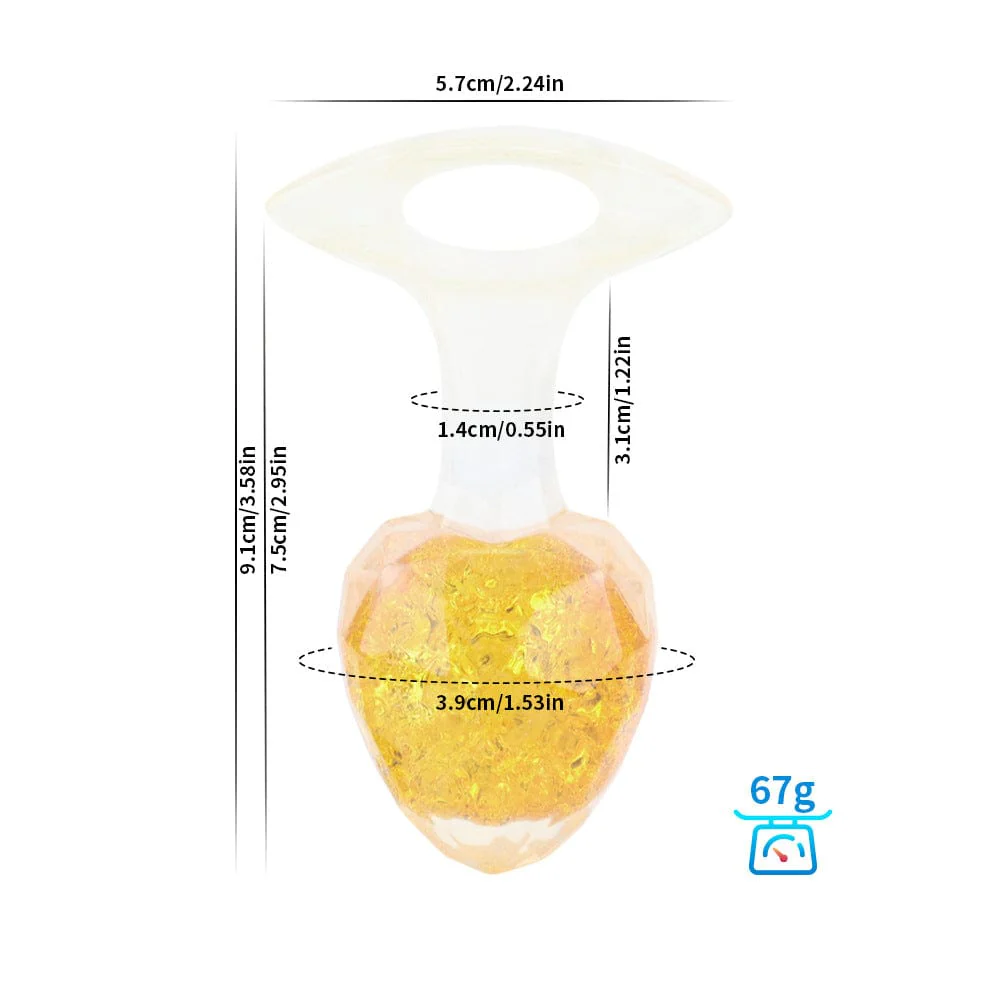 Diamond Crystal Rainbow Wearable Butt Plug Anal Sex Toy - Image 25