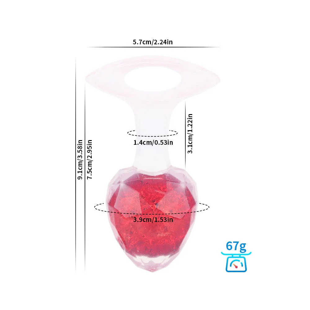 Diamond Crystal Rainbow Wearable Butt Plug Anal Sex Toy - Image 27