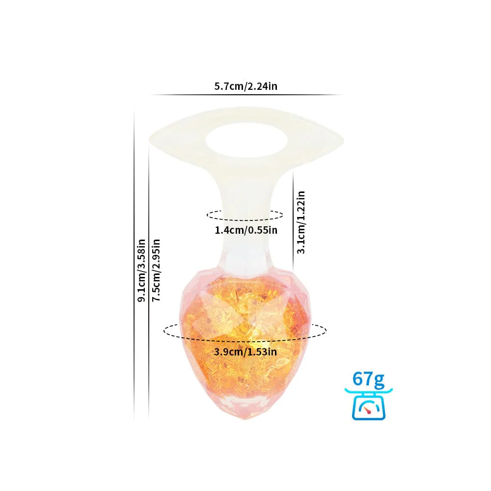 Diamond Crystal Rainbow Wearable Butt Plug Anal Sex Toy - Image 32