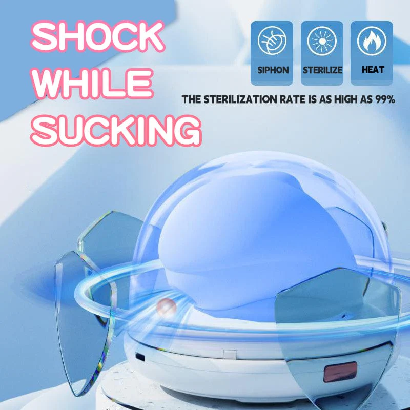 Dolphin Heating Sucking Vibrator With Sterilization Shell - Image 3