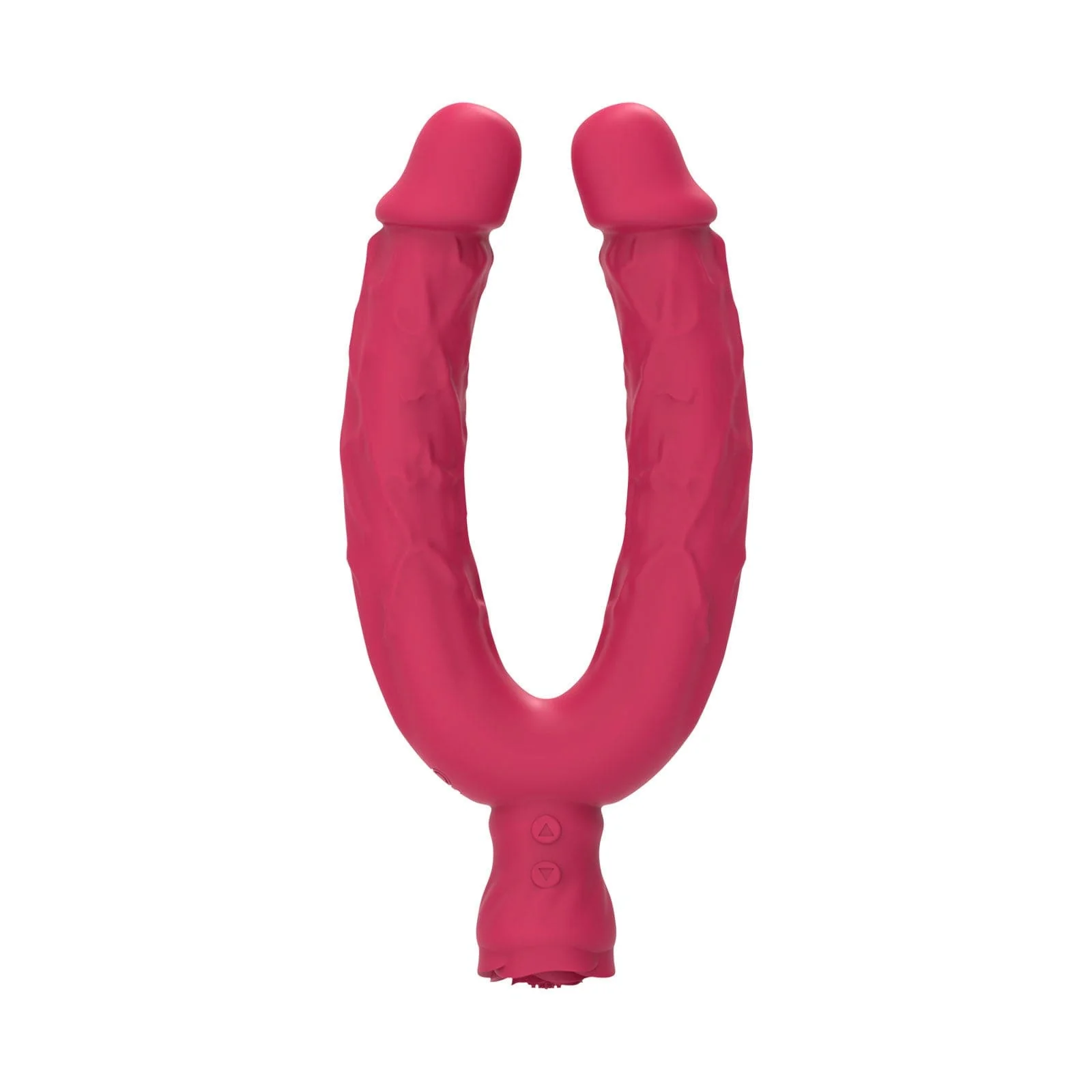 Double Ended Vibrating Rose Dildo Anal Dildo with 10 Vibrating Modes - Image 9