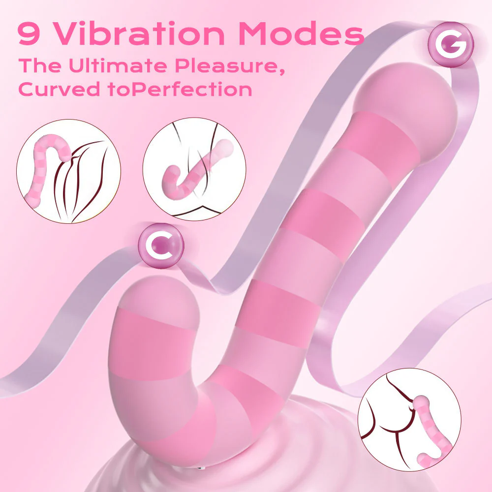Double-headed Vibrating G-spot Clitoral Vibrator With APP Control - Image 3