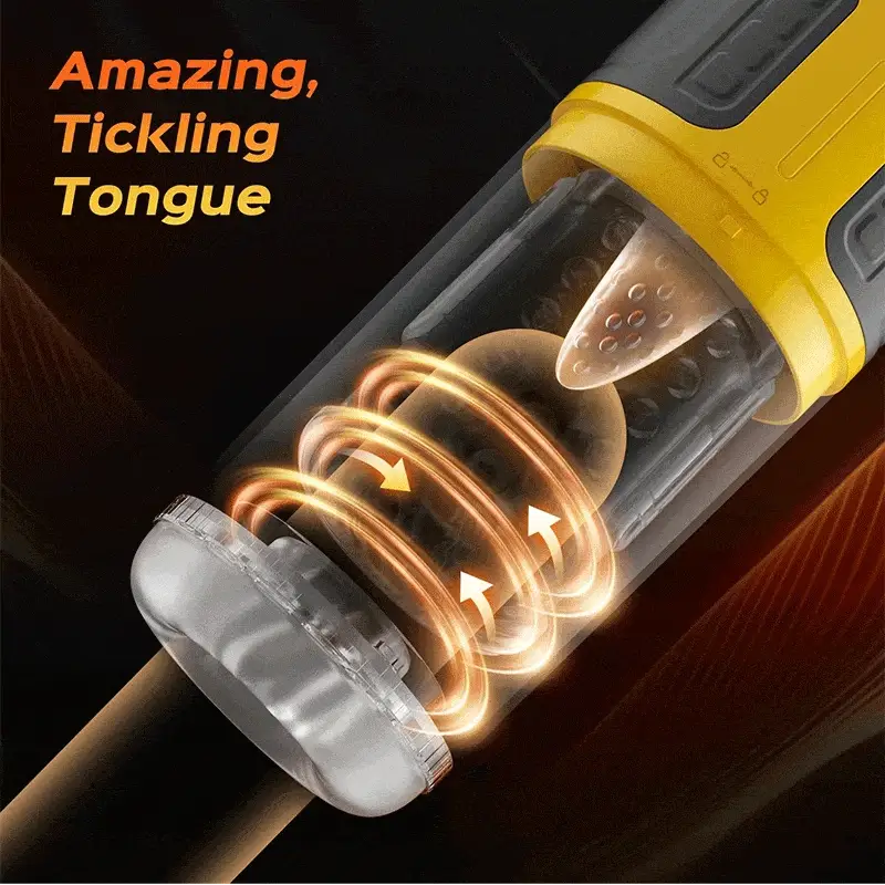 Dual Stimulation Thrusting and Rotating Vibrating Male Msturbation Toy - Image 2