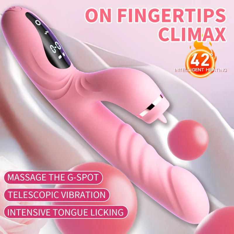 Electric Heated Vibrator Automatic Sucking Thrusting Machine For Women - Image 2