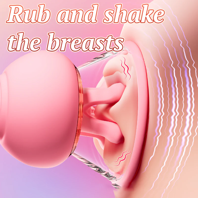 First Kiss 2 in 1 Kneading Nipple Clamps Breast Massager - Image 7