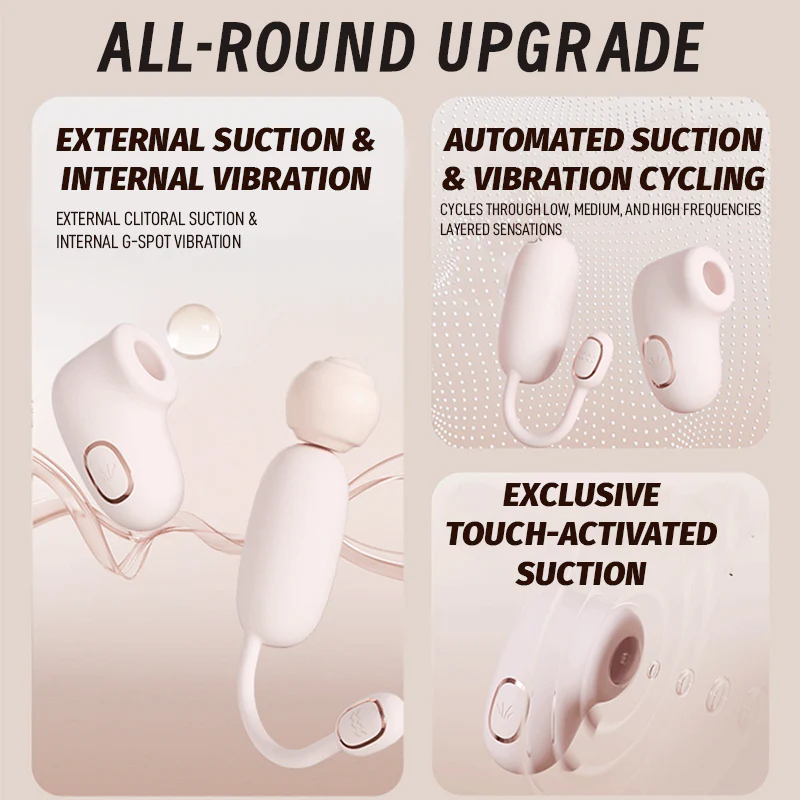Foldable Smart Suction & Vibrating Egg Set - Image 4