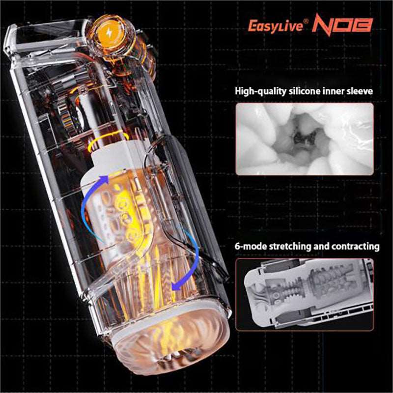 No8 8-Frequency Rotary Expansion and 5-Frequency Vibration Male Masturbator Powered by Easylive - Image 2