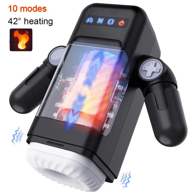 Game Telescopic Vibrating Heating Masturbator - Image 3