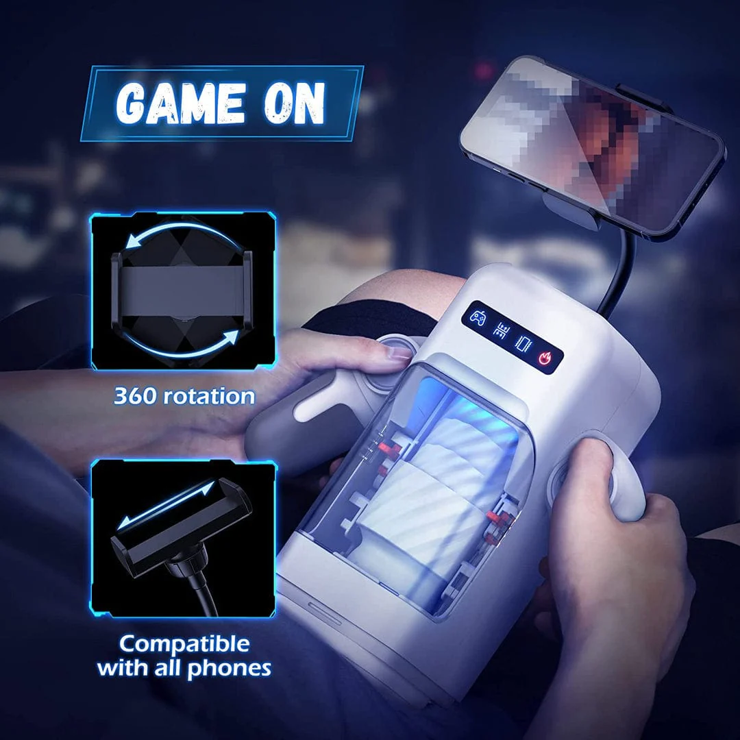 Game Telescopic Vibrating Heating Masturbator - Image 9