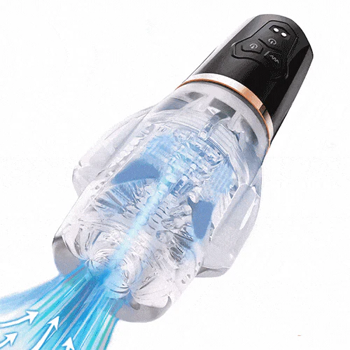 Gawk Gawk 5000 Sucking & Vibrating Transparent Male Masturbator - Image 7