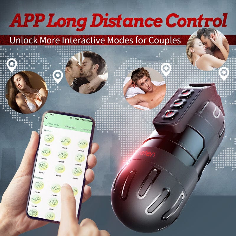 Leten Grenade Strong Shock Male Masturbation Device Mobile App Remote Control - Image 5