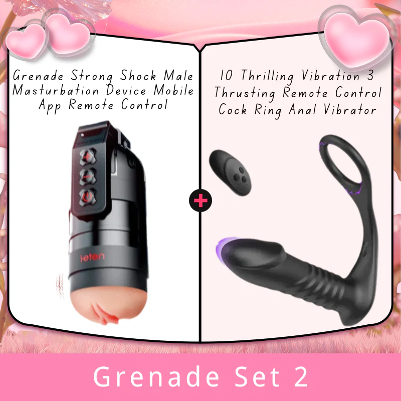 Leten Grenade Strong Shock Male Masturbation Device Mobile App Remote Control - Image 9