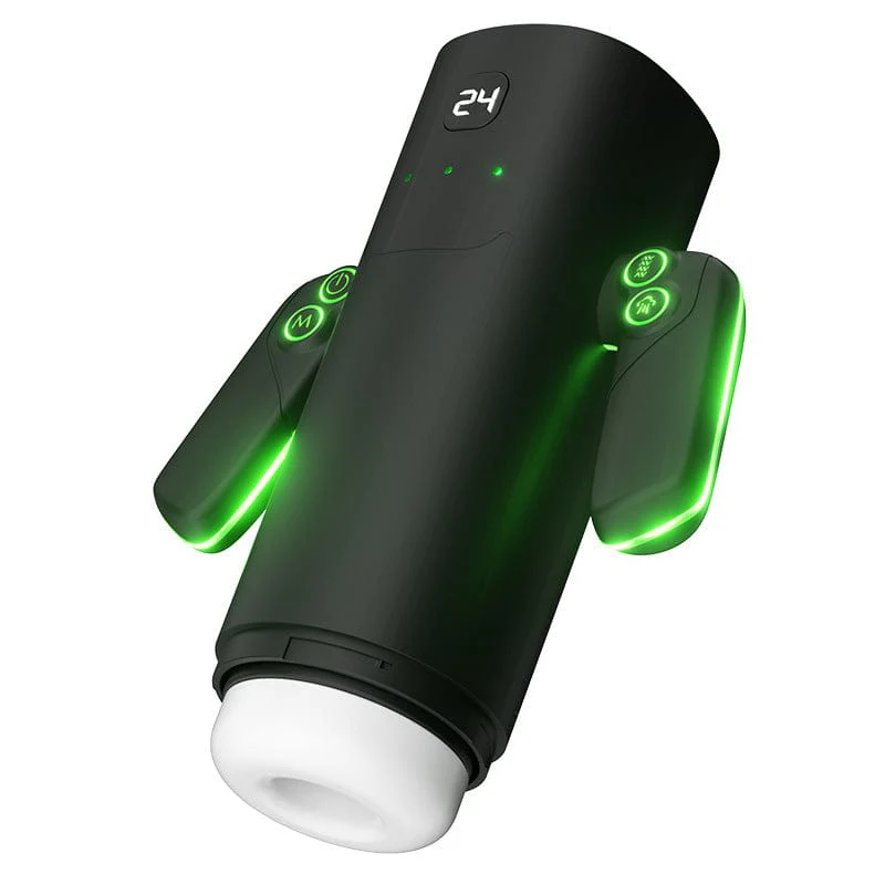 Handle - Controlled Male Masturbator 9 - frequency telescopic movement Sucking Vibration