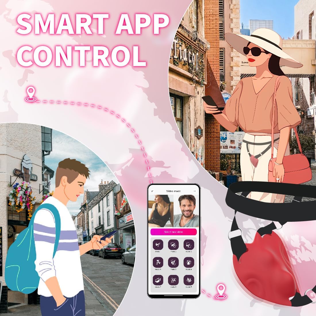 Heart - Shaped Wearable Vibrator Clitoral Stimulator - Image 6