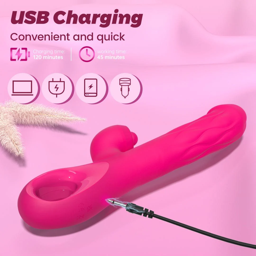 Jinny 4 In 1 Clitoris Tapping G-spot Expansion Vibrator App Control - Image 9
