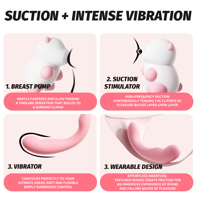 Lazy Panda Clitoral Suction & G-spot Vibrator - Image 3