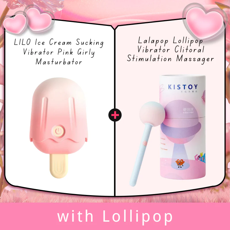 LILO Ice Cream Sucking Vibrator Pink Girly Masturbator - Image 10