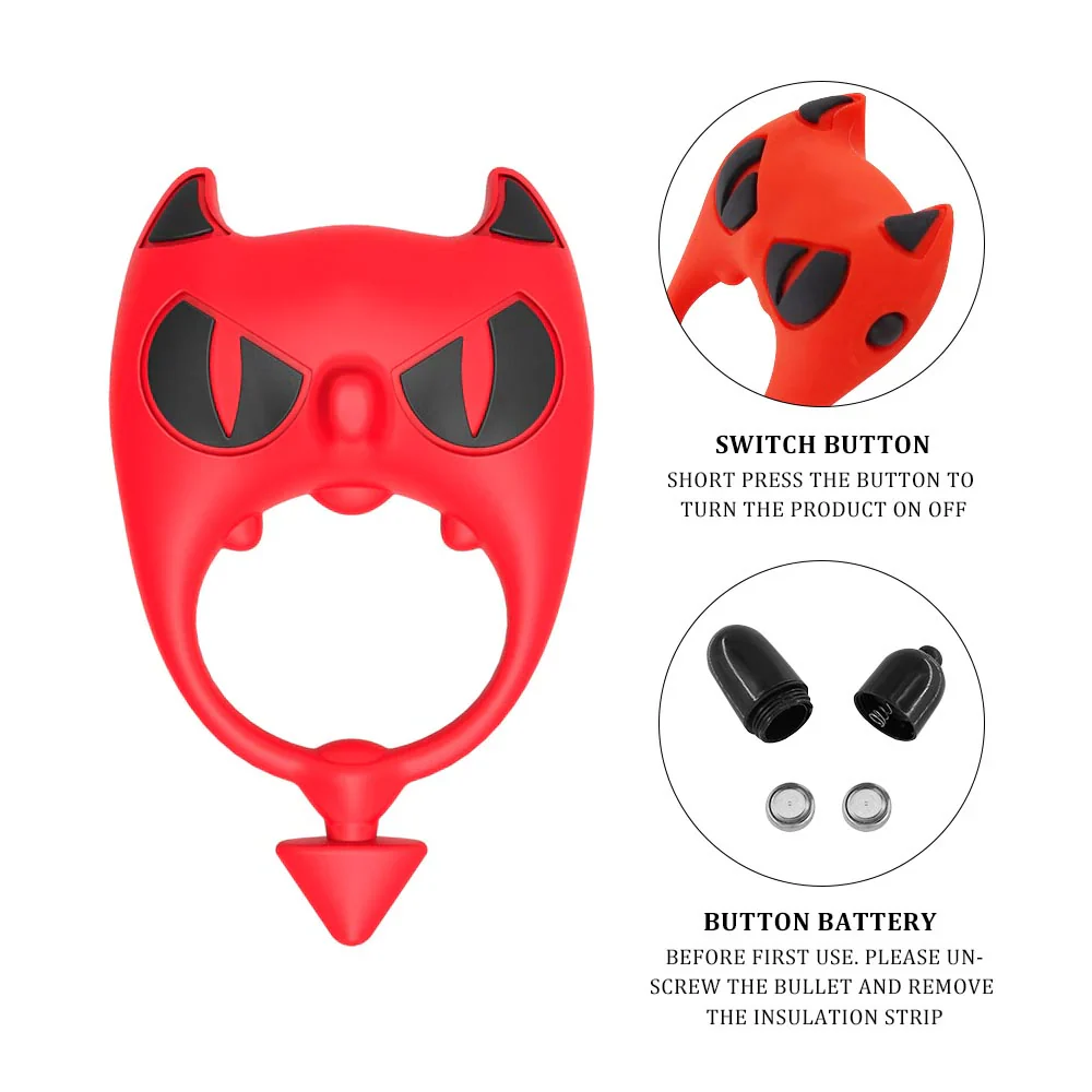 Little Devil Vibration Cock Ring - Image 6