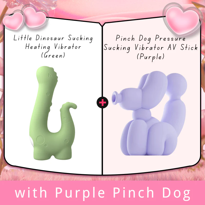 Little Dinosaur Sucking Heating Vibrator - Image 14