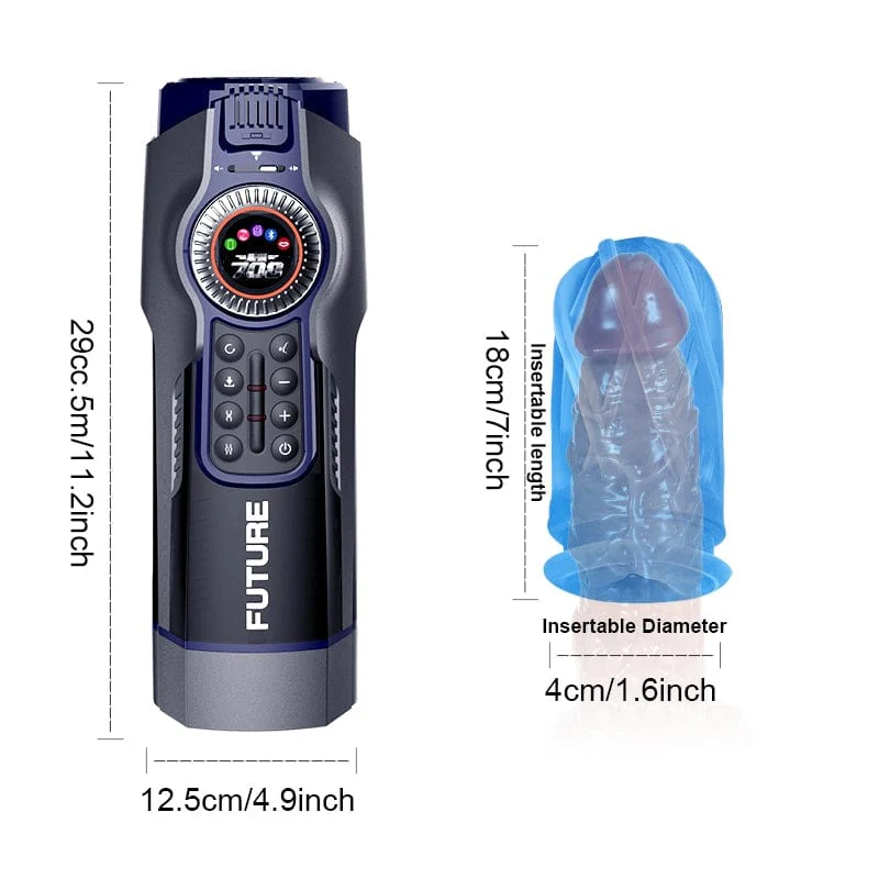 Future 708 Pro 10-Frequency Expansion Heating Male Masturbator | Powered by Leten - Image 6