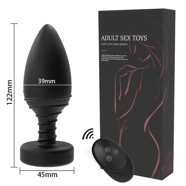 Luminous Anal Vibrator Wireless Remote Control Butt Plug - Image 6