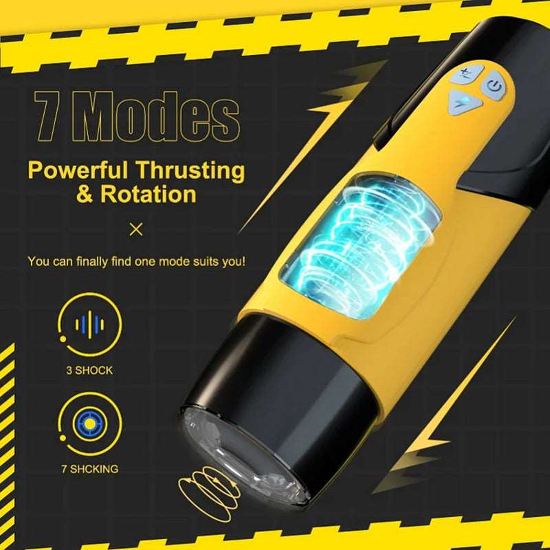 Male Masturbator Masturbator 7 Thrusting Modes 7 Rotation - Image 4