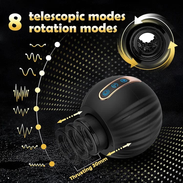 Automatic Rotating Thrusting Male Masturbator Blowjob Pocket Pusssy - Image 6