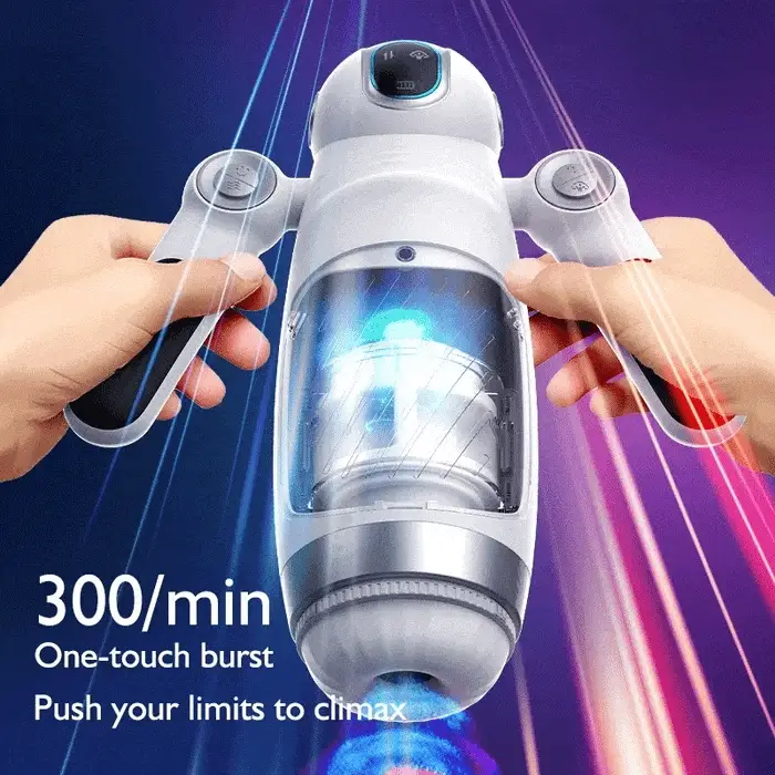 Bella Bot Robot Telescopic Vibrating Male Penis Stroker - Image 2