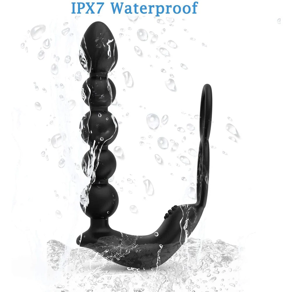 Butt Plug Anal Penis Ring Rechargeable Prostate Massager - Image 3