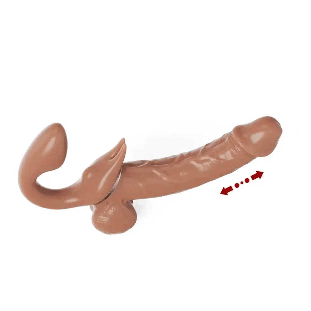 Double-Ended Dildos Female 10 Frequency Variable Sex Machine Clitoris Vibrator - Image 3