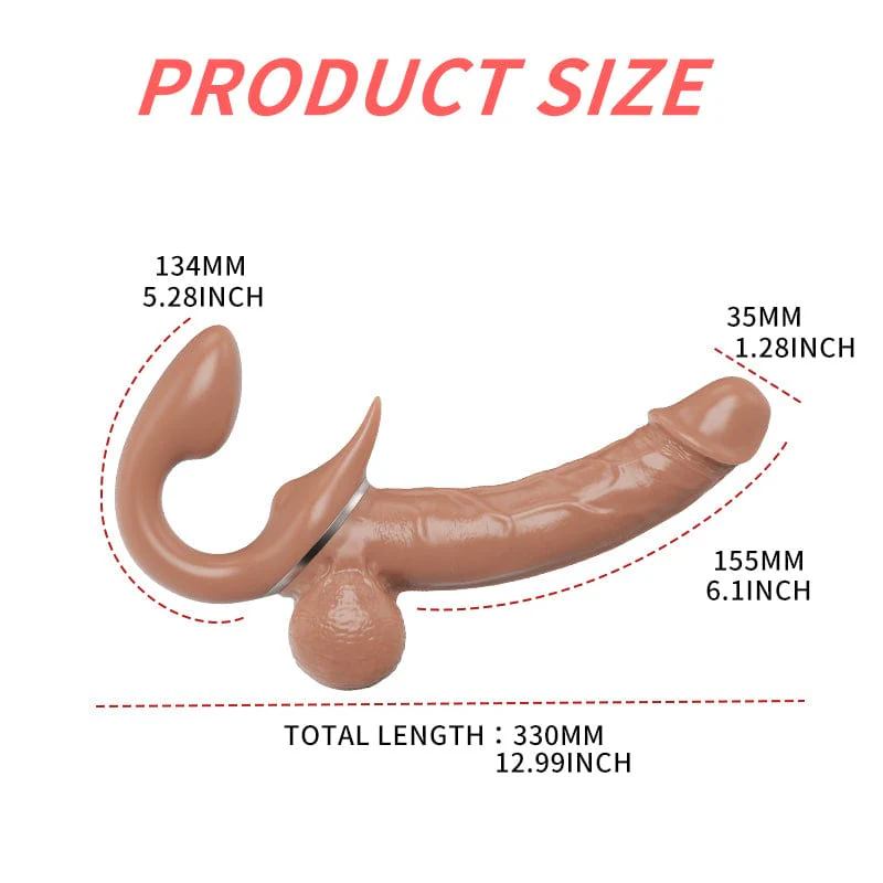 Double-Ended Dildos Female 10 Frequency Variable Sex Machine Clitoris Vibrator - Image 5