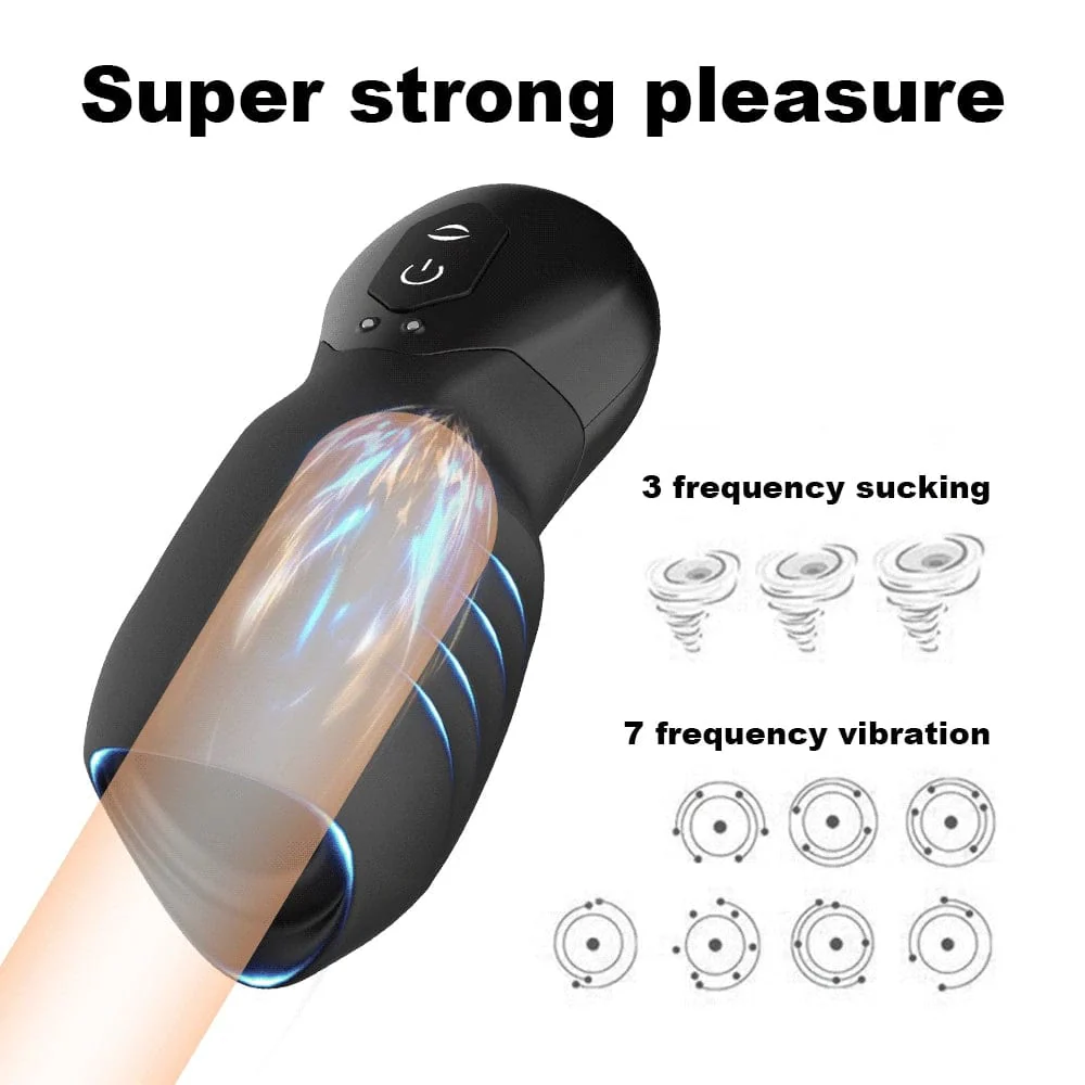 Dragon Suction Trainer Male Masturbator Oral Vaginal Penis Vibrator - Image 3