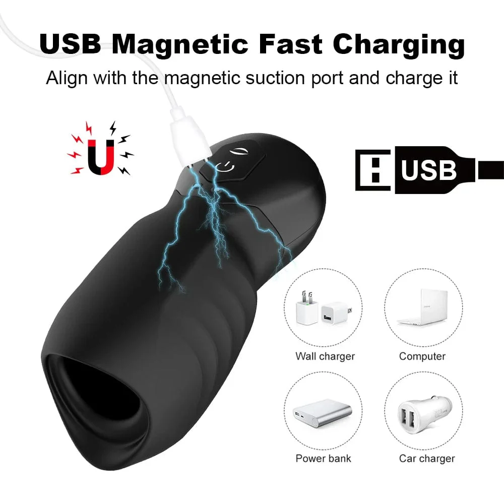 Dragon Suction Trainer Male Masturbator Oral Vaginal Penis Vibrator - Image 5