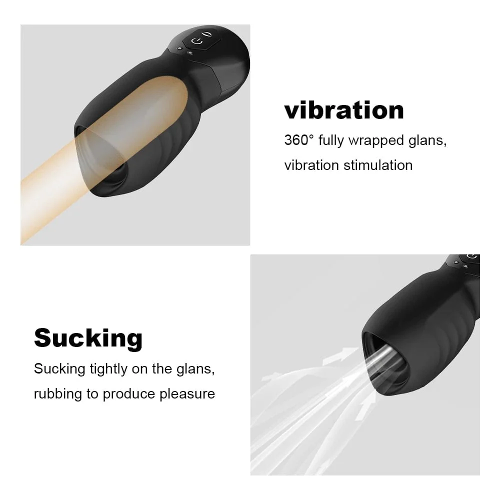Dragon Suction Trainer Male Masturbator Oral Vaginal Penis Vibrator - Image 6