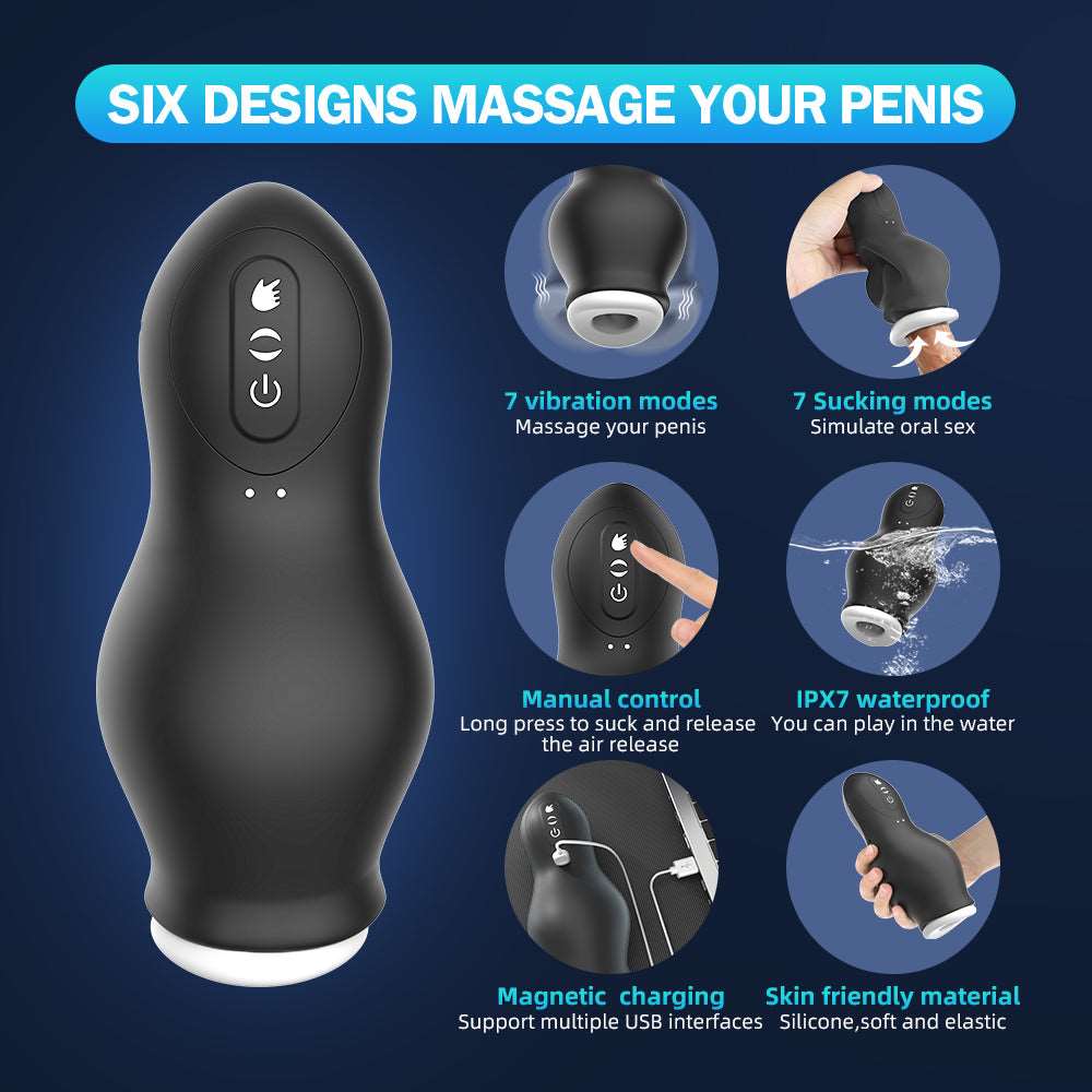 Dragon Suction Trainer Sucking Vibration Male Masturbator - Image 5
