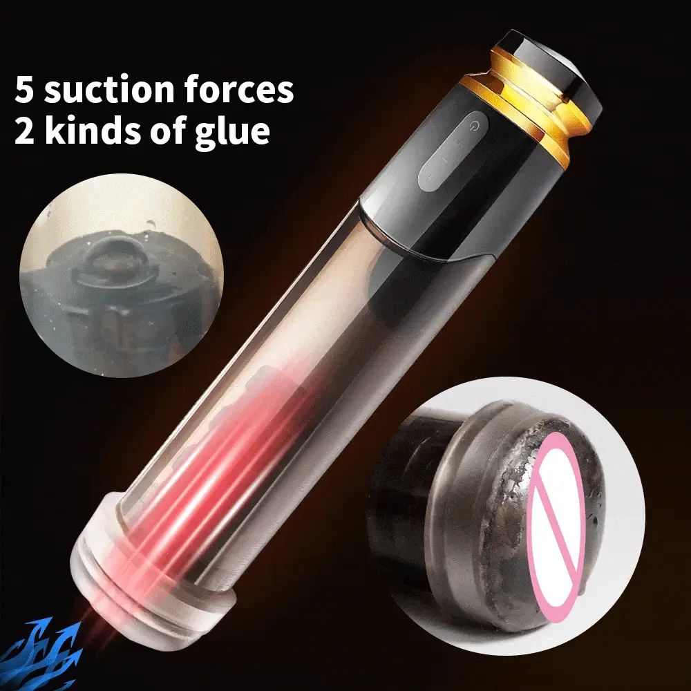 Electric Penis Enlargement Male Masturbation Cup Water Bath Air Vacuum Pump - Image 2