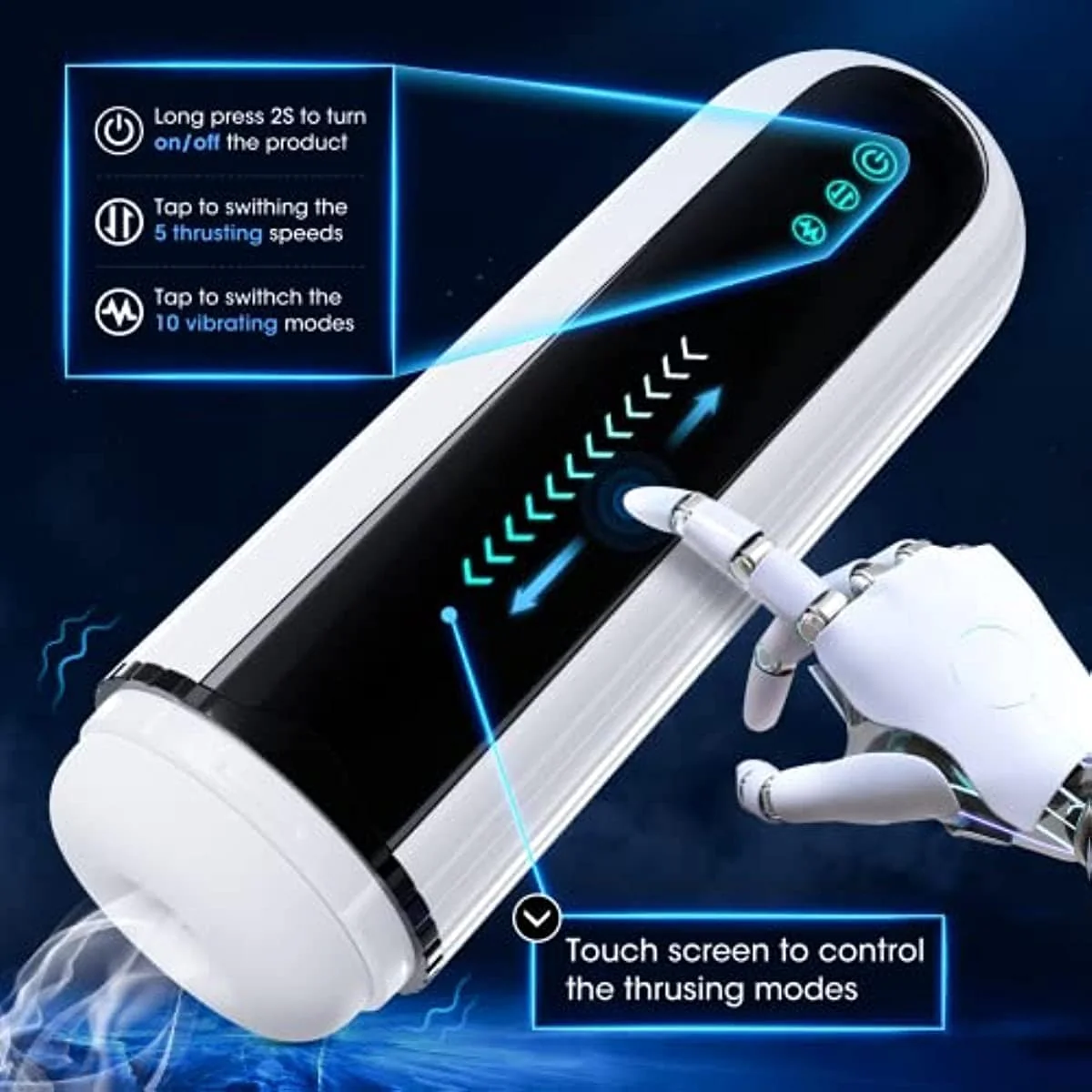 Fantasy Men Fully Automatic Telescopic Electric Masturator - Image 6