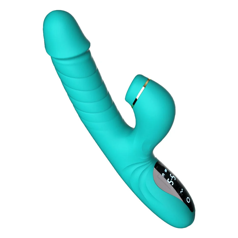 5-Frequency Sucking Stretching and Heating Female Vibrator - Image 8