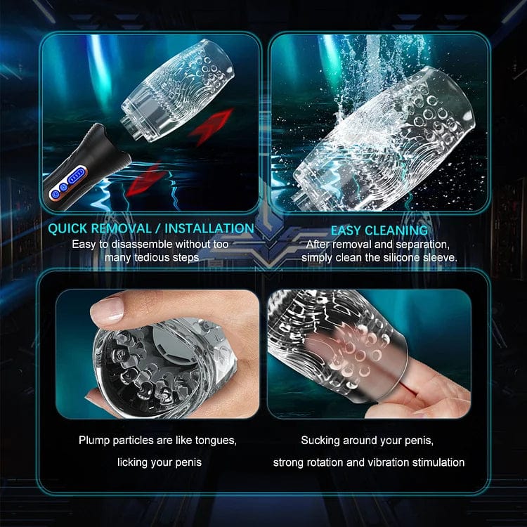 Gawk Gawk 3000 PRO Male Rose Thrusting Rotating And Vibrating Oral Sex Male Masturbator - Image 10