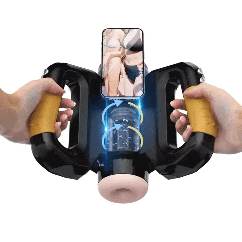 Hercules Grip Telescopic Rotating Male Masturbator