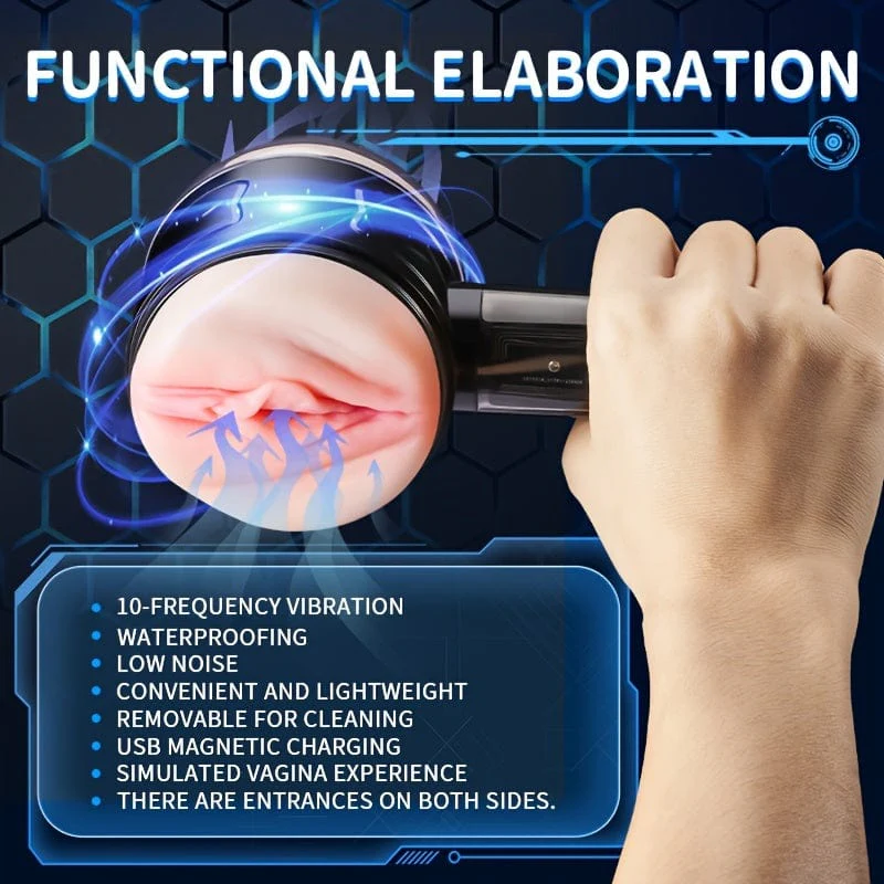Male Masturbator Handheld Fully Automatic Intelligent Frequency Conversion Male Masturbator - Image 5