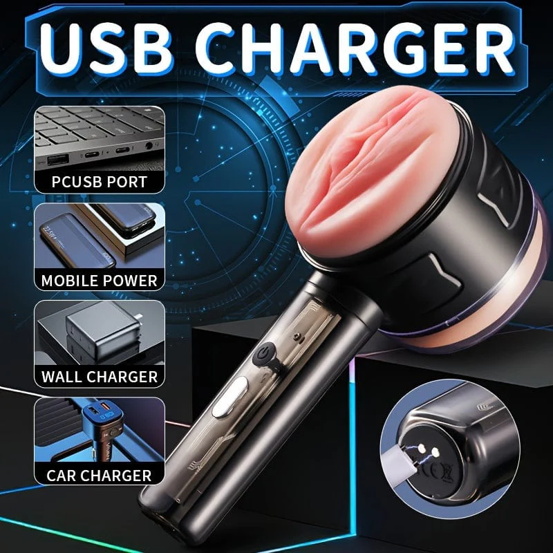 Male Masturbator Handheld Fully Automatic Intelligent Frequency Conversion Male Masturbator - Image 7