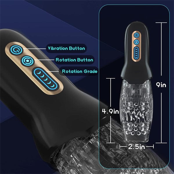 Gawk Gawk 3000 MAX Rotating Vibrating Telescopic Blowjob Masturbator - Image 3