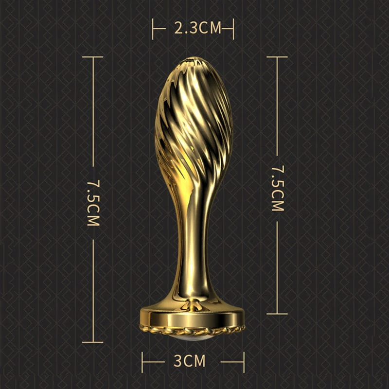 Pearl Gold Thread Anal Plug Anal Expansion - Image 3